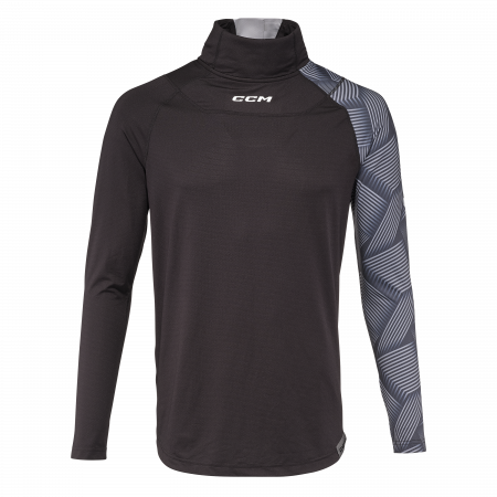 Unterwäsche CCM Base Neck Guard LS Shirt SR